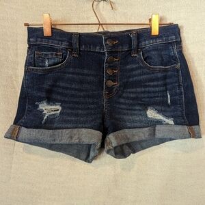 Old navy boyfriend mid rise size 2 jean shorts (c)
